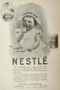 1904 Nestle's Baby Food Ad ~ Adorable Child