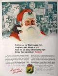 1934 Old Dutch Cleanser Ad ~ Santa