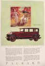 1926 Packard Ad ~ Woman with Borzoi Dogs