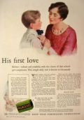 1928 Palmolive Soap Ad ~ Mother, His First Love