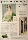 1929 Palmolive Soap Ad ~ Lina Cavalieri