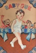 1944 Baby Sue Statuette Paper Dolls ~ Original, Uncut ~ Whitman