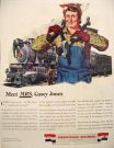 1943 Pennsylvania Railroad Ad ~ Women Do Rail Work