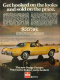 1976 Vintage Dodge Charger Ad ~ Get Hooked