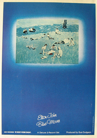 1976 Elton John Blue Moves Promo Ad