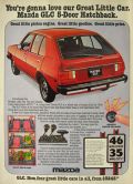 1978 Vintage Mazda GLC Hatchback Ad