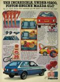 1977 Vintage Mazda GLC Car Ad ~ Piston Engine