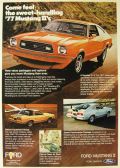 1977 Ford Mustang II Ad ~ Sweet Handling