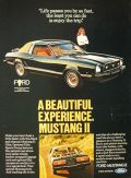 1977 Ford Mustang II Ghia Ad ~ A Beautiful Experience