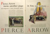 1929 Pierce Arrow Straight Eight Ad ~ Adolph Treidler