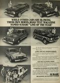 1976 Subaru Ad ~ Line of the Year
