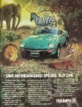 1977 Triumph Spitfire Ad ~ Save An Endangered Species