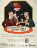 1929 Pillsbury's Pancake Flour Ad ~ 