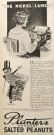 1925 Planters Pennant Peanuts Ad ~ Secretary