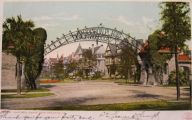 New Orleans, LA Vintage Postcard ~ Audubon Place Entrance