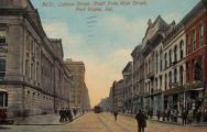 Fort Wayne, IN Vintage Postcard ~ Calhoun Street