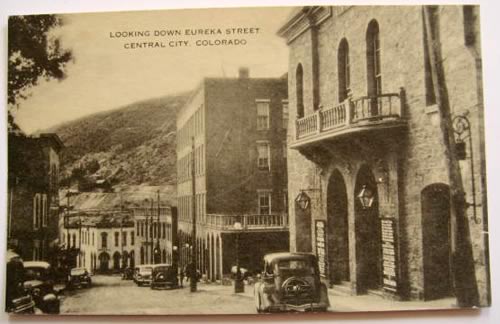 Central City, CO Postcard ~ Eureka Street