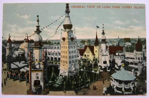 Luna Park, Coney Island Postcard ~ General View