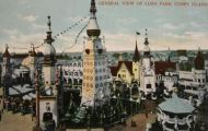 Luna Park, Coney Island Postcard ~ General View