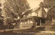 Sabael, NY ~ Lake View House RPPC Postcard