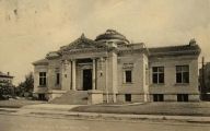 Anderson, IN Library Vintage Postcard