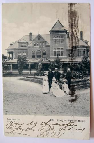 Marion, IN ~ Soldier's Home & Hospital Postcard