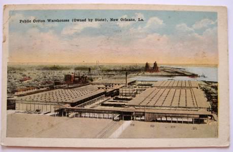 New Orleans, LA Postcard ~ Public Cotton Warehouse