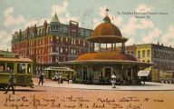 Decatur, IL Postcard ~ St. Nicholas Hotel & Transfer Station