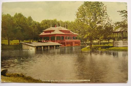 Lafayette, IN Postcard ~ Columbia Park