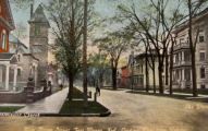 Fort Wayne, IN ~ West Berry St. Postcard