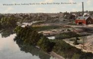 Richmond, IN Vintage Postcard ~ Whitewater River