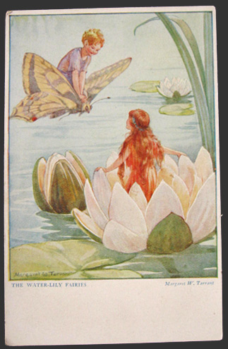 Margaret Tarrant Water Lily Fairies Postcard
