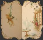 Victorian Die Cut Greeting Card ~ Happy Birthday