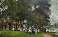 Anniston, AL Postcard ~ Oxford Lake Park