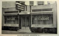 Baylor's Restaurant, Washington, NJ Postcard