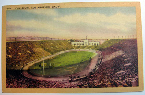 Los Angeles Coliseum Postcard