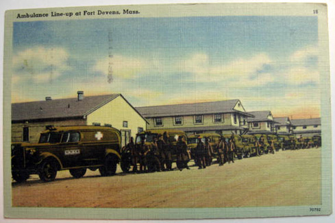Fort Devens, MA ~ U.S. Army Ambulance Line-Up