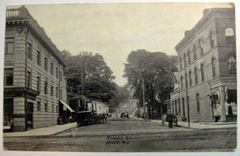 Dover, NJ Postcard ~ Morris Street