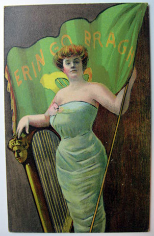 Erin Go Bragh St. Patrick's Day Postcard