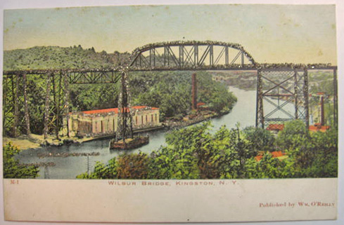 Kingston, NY Postcard ~ Wilbur Bridge