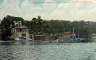 Orange Lake Boat Clubs, Newburgh, NY Postcard