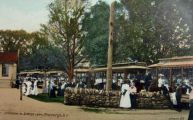 Orange Lake Entrance, Newburgh NY Postcard