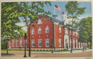 Newburgh NY Post Office Postcard