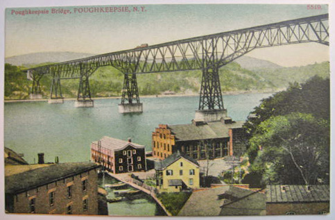 Poughkeepsie, NY Postcard ~ Poughkeepsie Bridge