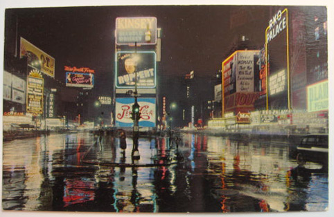 Times Square New York Postcard
