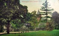 Yonkers, NY Postcard ~ Washington Park
