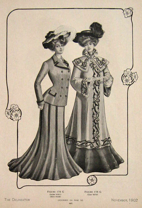 1902 Women's Fashion Print