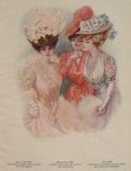 1907 Women's Victorian Fashion Print