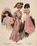 1907 Women's Victorian Fashion Print