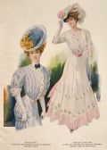1907 Women's Victorian Fashion Print